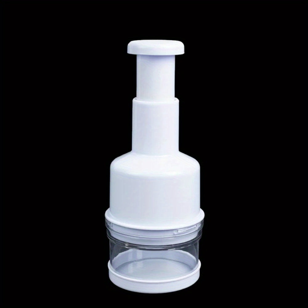 Mini Rechargeable Electric Food Processor - Manual Chopping & Mashing Tool for Garlic, Vegetables, Meat - Durable Plastic Kitchen Gadget with Easy-Clean Design, Meat Grinder, Vegetable Chopper, Sleek Kitchenware, Easyclean Material