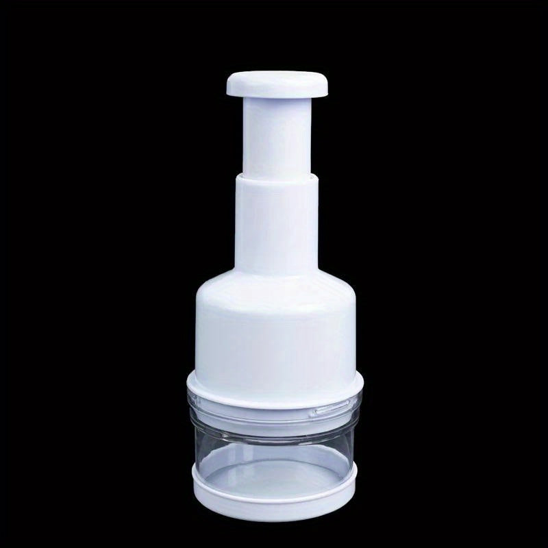 Mini Rechargeable Electric Food Processor - Manual Chopping & Mashing Tool for Garlic, Vegetables, Meat - Durable Plastic Kitchen Gadget with Easy-Clean Design, Meat Grinder, Vegetable Chopper, Sleek Kitchenware, Easyclean Material