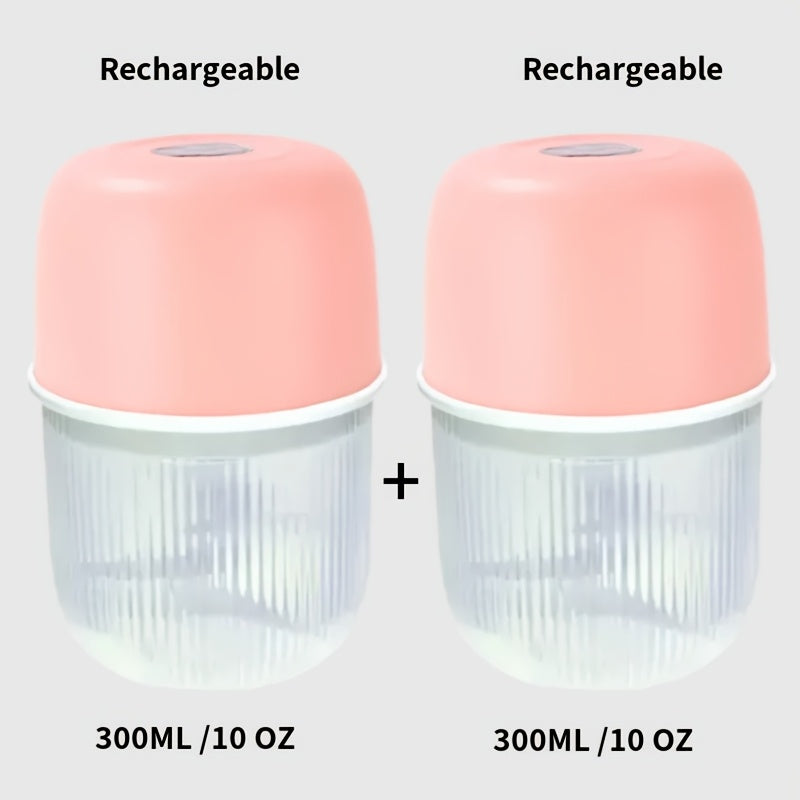 Electric Garlic Crusher and Food Chopper with USB-Powered Operation, Portable Electric Chopper with One-Touch Lever, Heavy-Duty 10oz Cup, for Garlic, Onion, Ginger, Meat, Vegetables - Ideal for Home & Professional Kitchens, Garlic Chopper, Kitchen